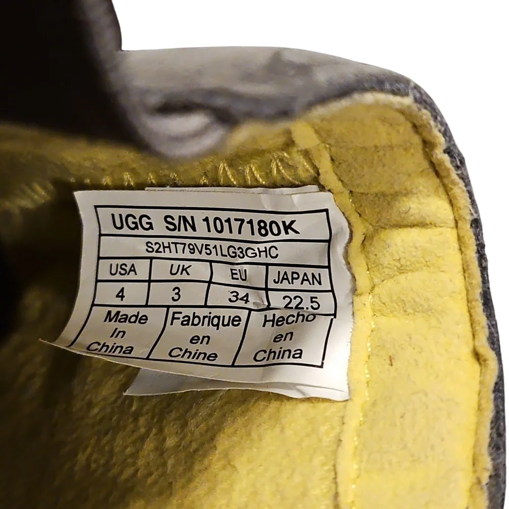 UGG Gray Boots w/shearling